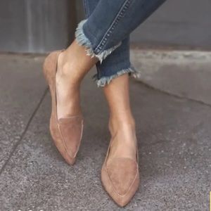 A New Day Suede Pointed Toe Loafer Flat Size 5/12 New with tags!